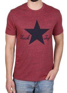 T-SHIRT CONVERSE CTAS II ΚΟΚΚΙΝΟ ΜΕΛΑΝΖΕ (L) T-SHIRT CONVERSE CTAS II ΚΟΚΚΙΝΟ ΜΕΛΑΝΖΕ (L)