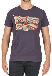 T-SHIRT PEPE JEANS FLAG LOGO ΣΚΟΥΡΟ ΜΠΛΕ (XXL) T-SHIRT PEPE JEANS FLAG LOGO ΣΚΟΥΡΟ ΜΠΛΕ (XXL)