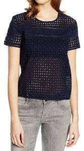 TOP PEPE JEANS ALEGRA ΜΕ ΔΙΑΤΡΗΤΟ ΣΧΕΔΙΟ ΣΚΟΥΡΟ ΜΠΛΕ (S) TOP PEPE JEANS ALEGRA ΜΕ ΔΙΑΤΡΗΤΟ ΣΧΕΔΙΟ ΣΚΟΥΡΟ ΜΠΛΕ (S)