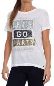 T-SHIRT PEPE JEANS NAOMI ΜΕ ΠΑΓΙΕΤΕΣ ΛΕΥΚΟ (XS) T-SHIRT PEPE JEANS NAOMI ΜΕ ΠΑΓΙΕΤΕΣ ΛΕΥΚΟ (XS)