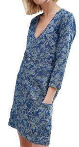 ΦΟΡΕΜΑ PEPE JEANS INES ΜΕ FLORAL ΣΧΕΔΙΟ ΜΠΛΕ (L) ΦΟΡΕΜΑ PEPE JEANS INES ΜΕ FLORAL ΣΧΕΔΙΟ ΜΠΛΕ (L)