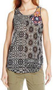 TOP DESIGUAL DIXIT ΜΕ ΣΧΕΔΙΑ & ΚΕΝΤΗΜΑ ΜΑΥΡΟ (S) TOP DESIGUAL DIXIT ΜΕ ΣΧΕΔΙΑ & ΚΕΝΤΗΜΑ ΜΑΥΡΟ (S)