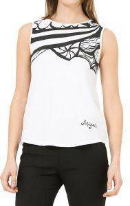 TOP DESIGUAL NADIA ΜΕ ΣΧΕΔΙΑ ΛΕΥΚΟ (M) TOP DESIGUAL NADIA ΜΕ ΣΧΕΔΙΑ ΛΕΥΚΟ (M)