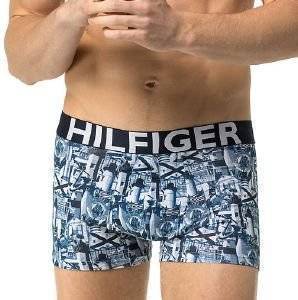 ΜΠΟΞΕΡΑΚΙ TOMMY HILFIGER TRUNK PRINT HIPSTER ΜΠΛΕ (S) ΜΠΟΞΕΡΑΚΙ TOMMY HILFIGER TRUNK PRINT HIPSTER ΜΠΛΕ (S)