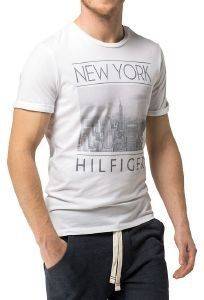 T-SHIRT TOMMY HILFIGER NYC ΜΕ ΣΤΑΜΠΑ ΛΕΥΚΟ (L) T-SHIRT TOMMY HILFIGER NYC ΜΕ ΣΤΑΜΠΑ ΛΕΥΚΟ (L)