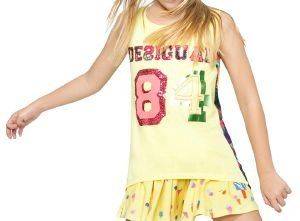 T-SHIRT DESIGUAL COLUMBIA ΜΕ ΣΤΑΜΠΑ & ΠΑΓΙΕΤΕΣ ΚΙΤΡΙΝΟ (NO 5-6) T-SHIRT DESIGUAL COLUMBIA ΜΕ ΣΤΑΜΠΑ & ΠΑΓΙΕΤΕΣ ΚΙΤΡΙΝΟ (NO 5-6)