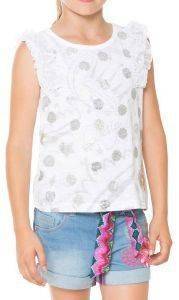 T-SHIRT DESIGUAL YELLOWKNIFE ΜΕ ΣΤΑΜΠΕΣ & ΠΑΓΙΕΤΕΣ ΛΕΥΚΟ/ΑΣΗΜΙ (NO 5-6) T-SHIRT DESIGUAL YELLOWKNIFE ΜΕ ΣΤΑΜΠΕΣ & ΠΑΓΙΕΤΕΣ ΛΕΥΚΟ/ΑΣΗΜΙ (NO 5-6)