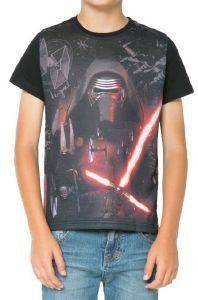 T-SHIRT DESIGUAL CREUS STAR WARS ΜΑΥΡΟ (NO 5-6) T-SHIRT DESIGUAL CREUS STAR WARS ΜΑΥΡΟ (NO 5-6)