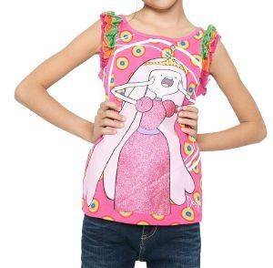 T-SHIRT DESIGUAL MONTGOMERY ADVENTURE TIME ΦΟΥΞΙΑ (NO 5-6) T-SHIRT DESIGUAL MONTGOMERY ADVENTURE TIME ΦΟΥΞΙΑ (NO 5-6)