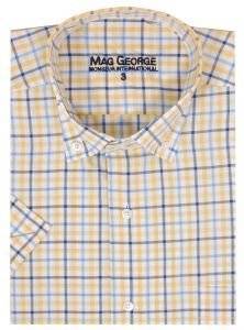 ΠΟΥΚΑΜΙΣΟ MAG GEORGE ΚΟΝΤΟΜΑΝΙΚΟ ΚΑΡΟ ΚΙΤΡΙΝΟ/ΜΠΛΕ/ΛΕΥΚΟ (M) ΠΟΥΚΑΜΙΣΟ MAG GEORGE ΚΟΝΤΟΜΑΝΙΚΟ ΚΑΡΟ ΚΙΤΡΙΝΟ/ΜΠΛΕ/ΛΕΥΚΟ (M)