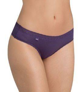 ΣΛΙΠΑΚΙ SLOGGI EVERNEW LACE BRAZIL PANTY ΜΩΒ ΣΚΟΥΡΟ (36) ΣΛΙΠΑΚΙ SLOGGI EVERNEW LACE BRAZIL PANTY ΜΩΒ ΣΚΟΥΡΟ (36)