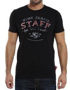 T-SHIRT STAFF JEANS BYRON ΜΑΥΡΟ (XXL) T-SHIRT STAFF JEANS BYRON ΜΑΥΡΟ (XXL)