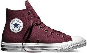  CONVERSE ALL STAR CHUCK TAYLOR II HI 150144C DEEP BORDEAU/WHITE/NAVY (EUR:41)