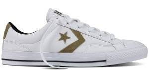  CONVERSE ALL STAR PLAYER LEATHER OX 153763C WHITE/JUTE/BLACK (EUR:41.5)