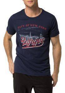 T-SHIRT TOMMY HILFIGER NYC ΣΚΟΥΡΟ ΜΠΛΕ (XL) T-SHIRT TOMMY HILFIGER NYC ΣΚΟΥΡΟ ΜΠΛΕ (XL)