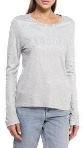 ΜΠΛΟΥΖΑ ΜΑΚΡΥΜΑΝΙΚΗ TOMMY HILFIGER EMINE LUXE ΓΚΡΙ ΜΕΛΑΝΖΕ (L) ΜΠΛΟΥΖΑ ΜΑΚΡΥΜΑΝΙΚΗ TOMMY HILFIGER EMINE LUXE ΓΚΡΙ ΜΕΛΑΝΖΕ (L)