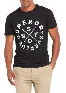 T-SHIRT SUPERDRY SURPLUS GOODS GRAPHIC ΜΑΥΡΟ (XL) T-SHIRT SUPERDRY SURPLUS GOODS GRAPHIC ΜΑΥΡΟ (XL)