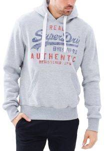 HOODIE SUPERDRY VINTAGE AUTHENTIC ENTRY ΓΚΡΙ ΑΝΟΙΧΤΟ (L) HOODIE SUPERDRY VINTAGE AUTHENTIC ENTRY ΓΚΡΙ ΑΝΟΙΧΤΟ (L)