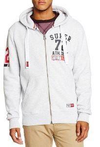 HOODIE ΜΕ ΦΕΡΜΟΥΑΡ SUPERDRY TRACKSTER ΛΕΥΚΟ ΜΕΛΑΝΖΕ (XL) HOODIE ΜΕ ΦΕΡΜΟΥΑΡ SUPERDRY TRACKSTER ΛΕΥΚΟ ΜΕΛΑΝΖΕ (XL)