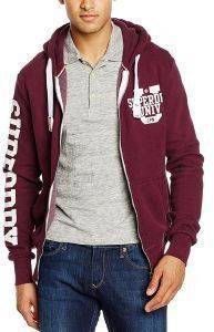 HOODIE ΜΕ ΦΕΡΜΟΥΑΡ SUPERDRY UNIV ΜΠΟΡΝΤΩ (XXL) HOODIE ΜΕ ΦΕΡΜΟΥΑΡ SUPERDRY UNIV ΜΠΟΡΝΤΩ (XXL)