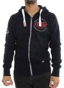 HOODIE ΜΕ ΦΕΡΜΟΥΑΡ SUPERDRY AUTHORISED SPECIALIST ΣΚΟΥΡΟ ΜΠΛΕ (XXL) HOODIE ΜΕ ΦΕΡΜΟΥΑΡ SUPERDRY AUTHORISED SPECIALIST ΣΚΟΥΡΟ ΜΠΛΕ (XXL)