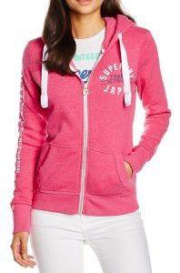 HOODIE ΜΕ ΦΕΡΜΟΥΑΡ TRACK & FIELD ΡΟΖ (S) HOODIE ΜΕ ΦΕΡΜΟΥΑΡ TRACK & FIELD ΡΟΖ (S)