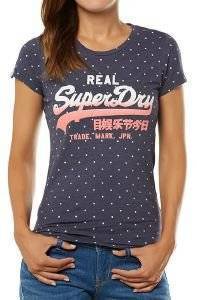 T-SHIRT SUPERDRY VINTAGE LOGO OVERDYED AOP ΣΚΟΥΡΟ ΜΠΛΕ (M) T-SHIRT SUPERDRY VINTAGE LOGO OVERDYED AOP ΣΚΟΥΡΟ ΜΠΛΕ (M)