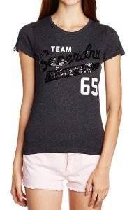 T-SHIRT SUPERDRY SEQUIN TEAM COMETS ΜΑΥΡΟ ΜΕΛΑΝΖΕ (M) T-SHIRT SUPERDRY SEQUIN TEAM COMETS ΜΑΥΡΟ ΜΕΛΑΝΖΕ (M)