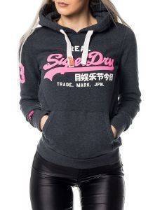 HOODIE SUPERDRY VINTAGE LOGO DUO ENTRY ΣΚΟΥΡΟ ΜΠΛΕ (S) HOODIE SUPERDRY VINTAGE LOGO DUO ENTRY ΣΚΟΥΡΟ ΜΠΛΕ (S)