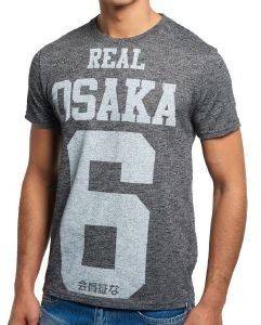 T-SHIRT SUPERDRY REAL OSAKA 6 ΜΑΥΡΟ ΜΕΛΑΝΖΕ (L) T-SHIRT SUPERDRY REAL OSAKA 6 ΜΑΥΡΟ ΜΕΛΑΝΖΕ (L)