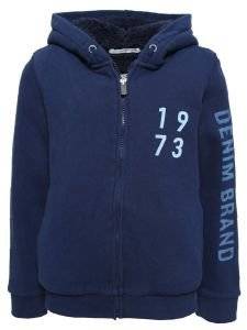 HOODIE ΜΕ ΦΕΡΜΟΥΑΡ PEPE JEANS SONNY JR ΣΚΟΥΡΟ ΜΠΛΕ (NO 16) HOODIE ΜΕ ΦΕΡΜΟΥΑΡ PEPE JEANS SONNY JR ΣΚΟΥΡΟ ΜΠΛΕ (NO 16)