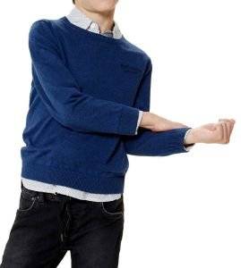 ΠΟΥΛΟΒΕΡ PEPE JEANS GRANT JR ΠΛΕΚΤΟ ΣΚΟΥΡΟ ΜΠΛΕ (NO 16) ΠΟΥΛΟΒΕΡ PEPE JEANS GRANT JR ΠΛΕΚΤΟ ΣΚΟΥΡΟ ΜΠΛΕ (NO 16)