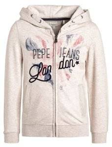 HOODIE ΜΕ ΦΕΡΜΟΥΑΡ PEPE JEANS ANGELICA JR ΕΚΡΟΥ (NO 16) HOODIE ΜΕ ΦΕΡΜΟΥΑΡ PEPE JEANS ANGELICA JR ΕΚΡΟΥ (NO 16)