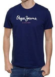 T-SHIRT PEPE JEANS EGGO ΜΠΛΕ (M) T-SHIRT PEPE JEANS EGGO ΜΠΛΕ (M)