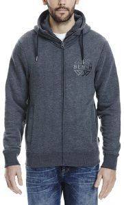 HOODIE ΜΕ ΦΕΡΜΟΥΑΡ BENCH ENSNARE ΜΑΥΡΟ ΜΕΛΑΝΖΕ (L) HOODIE ΜΕ ΦΕΡΜΟΥΑΡ BENCH ENSNARE ΜΑΥΡΟ ΜΕΛΑΝΖΕ (L)