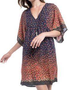 ΦΟΡΕΜΑ HELMI MINI FLORAL ΣΚΟΥΡΟ ΜΠΛΕ (L) ΦΟΡΕΜΑ HELMI MINI FLORAL ΣΚΟΥΡΟ ΜΠΛΕ (L)