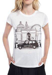 T-SHIRT HELMI ΜΕ ΤΥΠΩΜΑ ΛΟΝΔΙΝΟ ΛΕΥΚΟ (M) T-SHIRT HELMI ΜΕ ΤΥΠΩΜΑ ΛΟΝΔΙΝΟ ΛΕΥΚΟ (M)