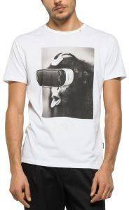 T-SHIRT REPLAY PRINT M3263 .000.2660 ΛΕΥΚΟ (M) T-SHIRT REPLAY PRINT M3263 .000.2660 ΛΕΥΚΟ (M)
