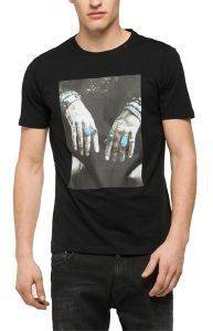 T-SHIRT REPLAY PHOTO PRINT M3266 .000.2660 ����� (XXL)