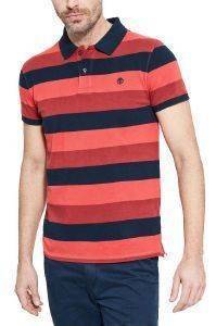 T-SHIRT POLO TIMBERLAND MILLER RVR STRIPE CA1S4UE69 ΚΟΚΚΙΝΟ (S) T-SHIRT POLO TIMBERLAND MILLER RVR STRIPE CA1S4UE69 ΚΟΚΚΙΝΟ (S)