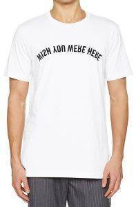 T-SHIRT WESC MAX MIRRORED PRINT ΛΕΥΚΟ (M) T-SHIRT WESC MAX MIRRORED PRINT ΛΕΥΚΟ (M)