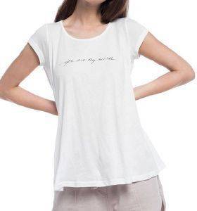 T-SHIRT HELMI ΜΕ ΤΥΠΩΜΑ \'\'YOU ARE MY SECRET\'\' ΛΕΥΚΟ (L) T-SHIRT HELMI ΜΕ ΤΥΠΩΜΑ \'\'YOU ARE MY SECRET\'\' ΛΕΥΚΟ (L)