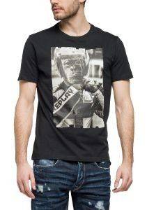 T-SHIRT REPLAY OVERSIZED PRINT M3416.000.2660 ΜΑΥΡΟ (M) T-SHIRT REPLAY OVERSIZED PRINT M3416.000.2660 ΜΑΥΡΟ (M)