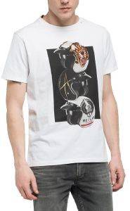 T-SHIRT REPLAY PHOTO PRINT M3418.000.2660  (XXL)