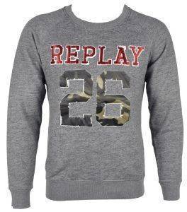 ΦΟΥΤΕΡ REPLAY M3449A.000.22500 ΓΚΡΙ ΜΕΛΑΝΖΕ (M) ΦΟΥΤΕΡ REPLAY M3449A.000.22500 ΓΚΡΙ ΜΕΛΑΝΖΕ (M)