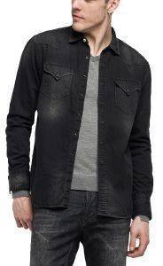 ΠΟΥΚΑMΙΣΟ JEAN REPLAY M4860Z.000.560 ΜΑΥΡΟ (XL) ΠΟΥΚΑMΙΣΟ JEAN REPLAY M4860Z.000.560 ΜΑΥΡΟ (XL)