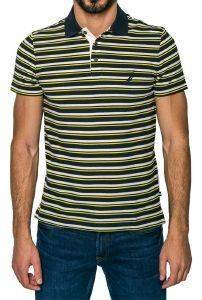 T-SHIRT POLO NAUTICA K71903 ΡΙΓΕ ΣΚΟΥΡΟ ΜΠΛΕ/ΛΕΥΚΟ/ΚΙΤΡΙΝΟ (M) T-SHIRT POLO NAUTICA K71903 ΡΙΓΕ ΣΚΟΥΡΟ ΜΠΛΕ/ΛΕΥΚΟ/ΚΙΤΡΙΝΟ (M)