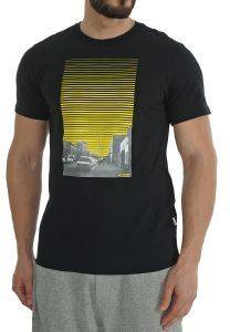 T-SHIRT CONVERSE MICROSTRIPE CITY SCAPE ΜΑΥΡΟ (S) T-SHIRT CONVERSE MICROSTRIPE CITY SCAPE ΜΑΥΡΟ (S)