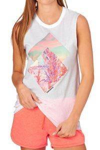 T-SHIRT CONVERSE OVERLAPPED PHOTO FILL MUSCLE ����� (L)