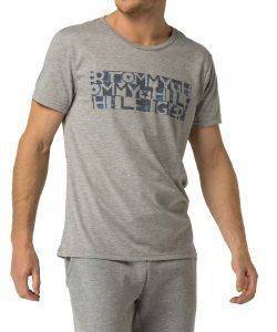 T-SHIRT TOMMY HILFIGER WATERCOLOR ΓΚΡΙ ΜΕΛΑΝΖΕ (S) T-SHIRT TOMMY HILFIGER WATERCOLOR ΓΚΡΙ ΜΕΛΑΝΖΕ (S)